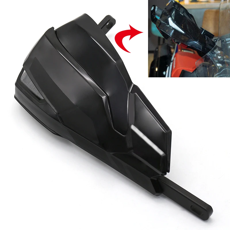 Motorcycle handle wind shield handguards include Signal Lights and Daytime running lamp for BMW  R 1200GS LC 2014 2015 2016 2017 image 2