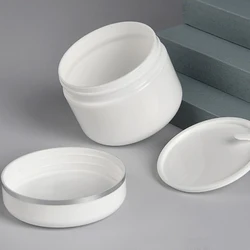 20/30/50/100/150/250ML Refillable Bottles Travel Face Cream Lotion Jar Cosmetic Container White Plastic Empty Makeup Jar Pot 1PC