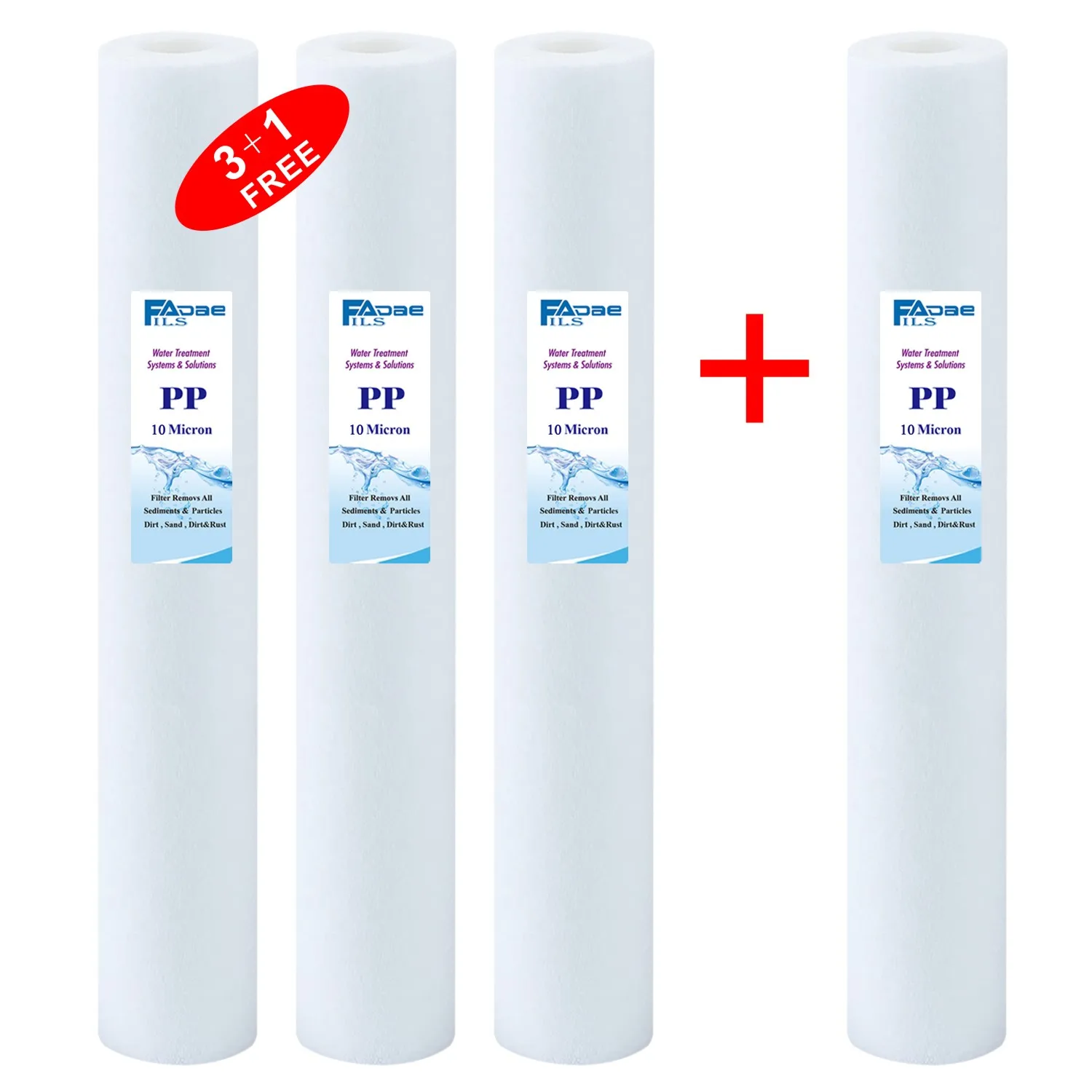 Whole House, RO Systems or Commercial Sediment Water Filter Cartridge, 2.5