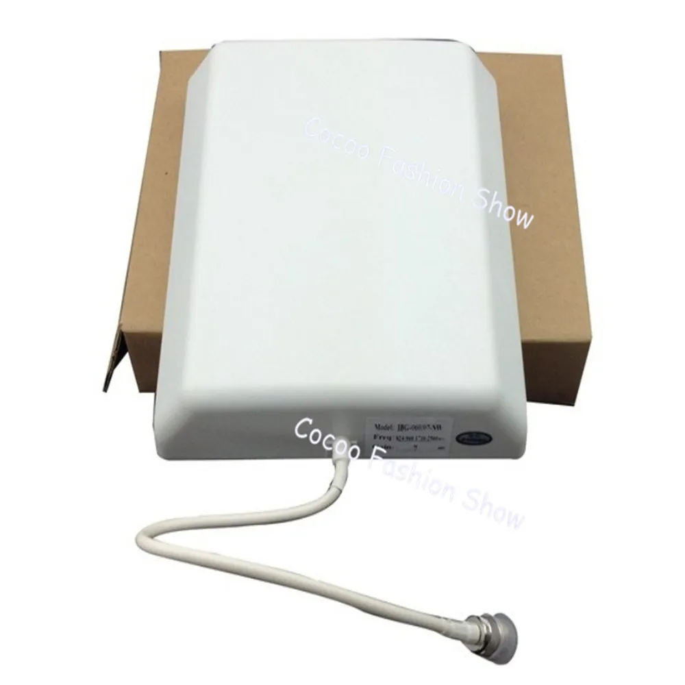 

ZQTMAX Indoor Wall Panel Antenna 8dBi 806-2700Mhz for gsm 2g 3g 4g mobile signal amplifier LTE 2600 Repeater smartphone booster