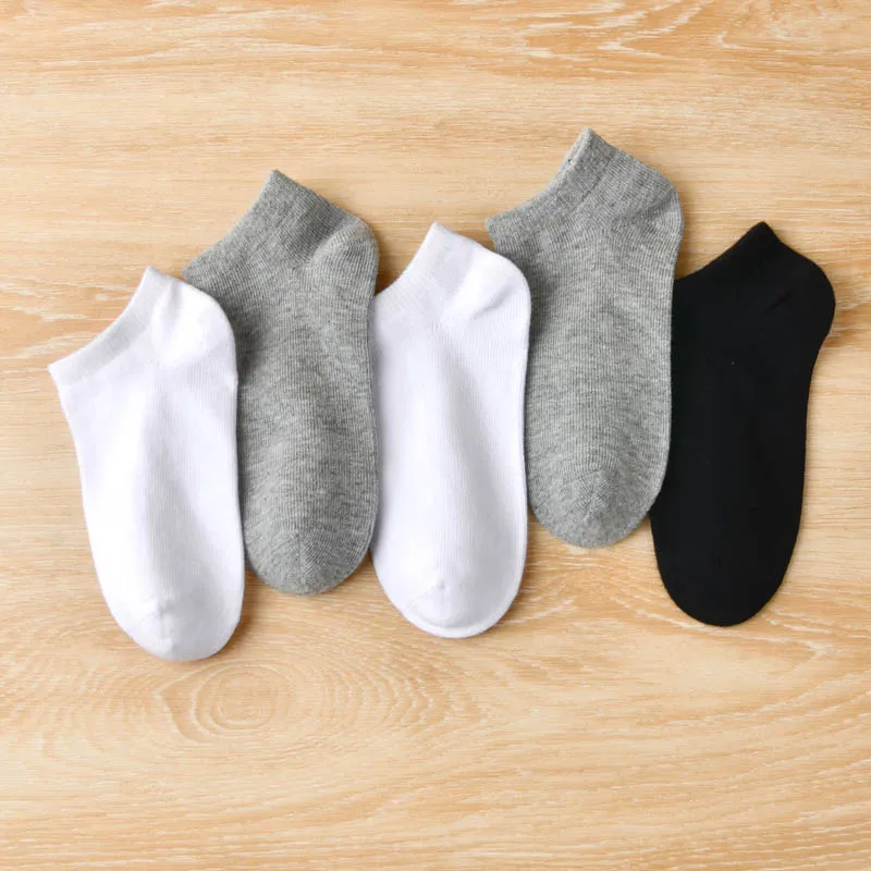 Boneless Boat Socks Spring and Autumn Plain Stitch Sports Cotton Kids Girls Boys Children Socks For 1-16 Year