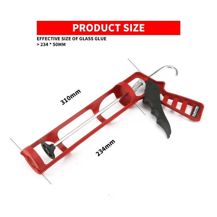 New Style Lightweight Manual Caulking Gun Glass Glue Guns Paint Finishing Tools Glue Seals for Doors and Windows