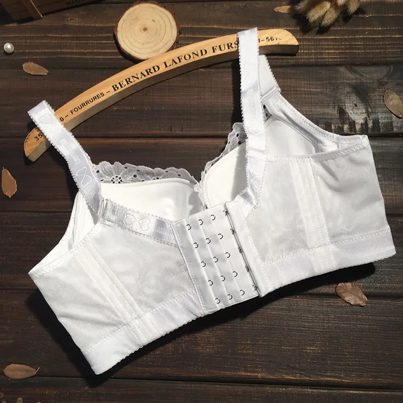 

C3311 White bra lingerie sexy women's lace bralette blouse bh Underwire push up big bust brassiere 38-50 C D E F cup top bh