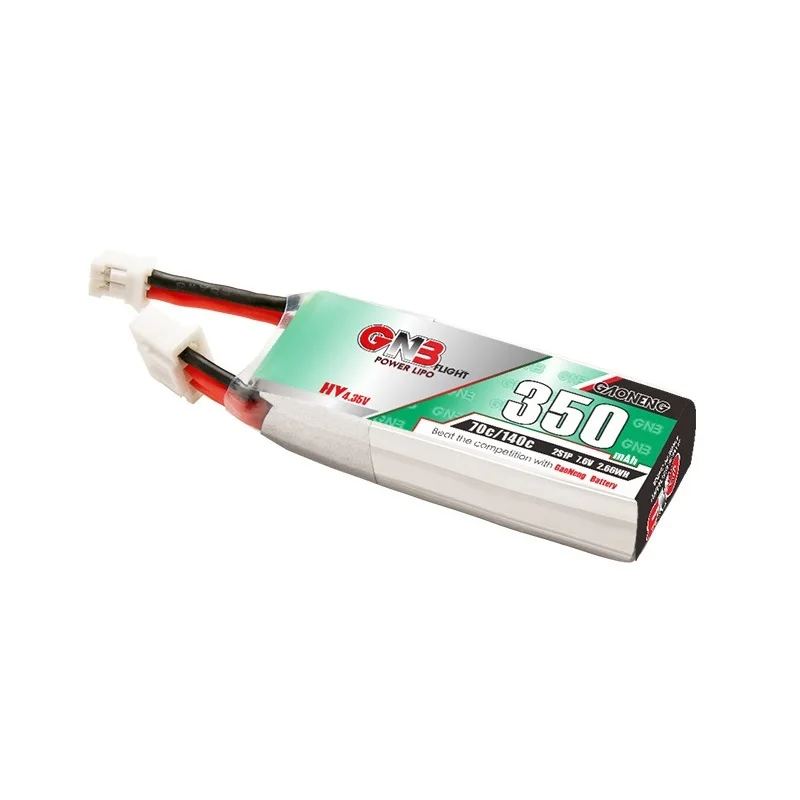 1-10PCS Max 140C Gaoneng GNB 2S 7.6V 350mah 70C HV Lipo Battery With PH2.0 Plug for Emax Tinyhawk S Four axis Indoor FPV Drones