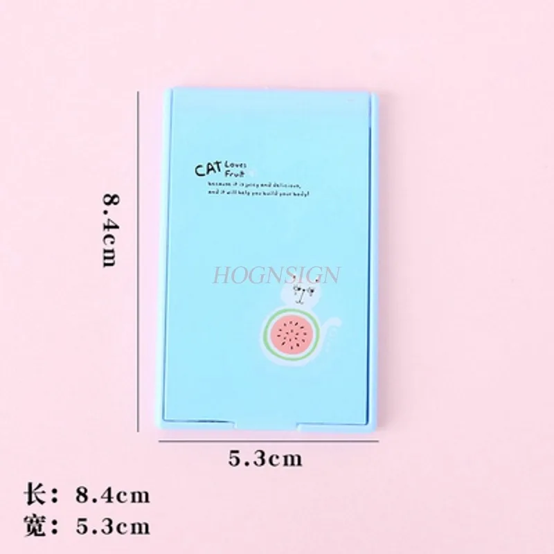 Espejo pequeño Espejo de maquillaje de escritorio Portátil Pequeño Plegable Princesa Maquillaje fresco Venta