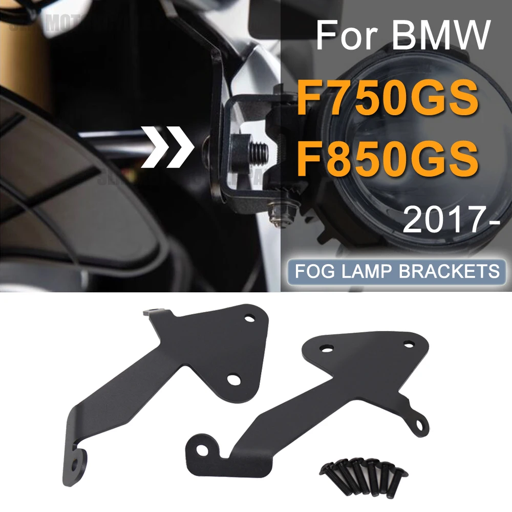 

NEW Motorcycle Fog lamp Spotlight Bracket Holder Spot Light Mount F 750 850 GS 2021 2020 2019 2018 For BMW F750GS F850GS 2017-