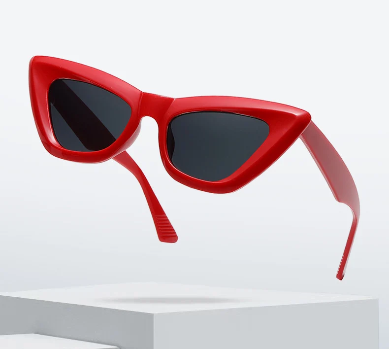 OEC CPO Retro Cat-Eye-Sonnenbrille für Damen, modisch, bunt, grün, Sonnenbrille, Vintage-Sonnenbrille, Brillen, Oculos Lunette De Soleil – Detail 2