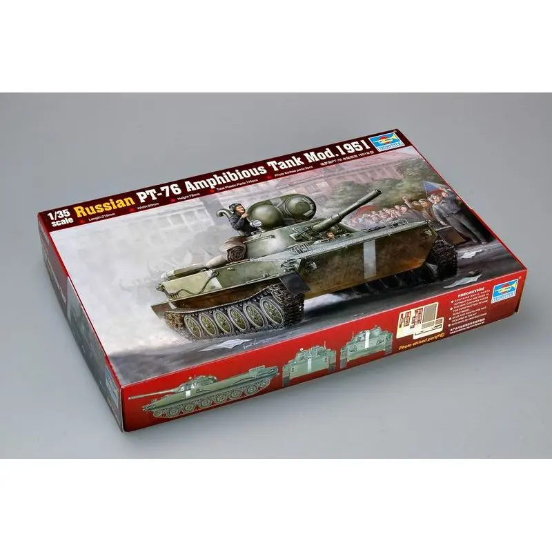 

Trumpeter 00379 1/35 Russian PT-76 Light Amphibious Tank Mod.1951 - Scale Model Kit