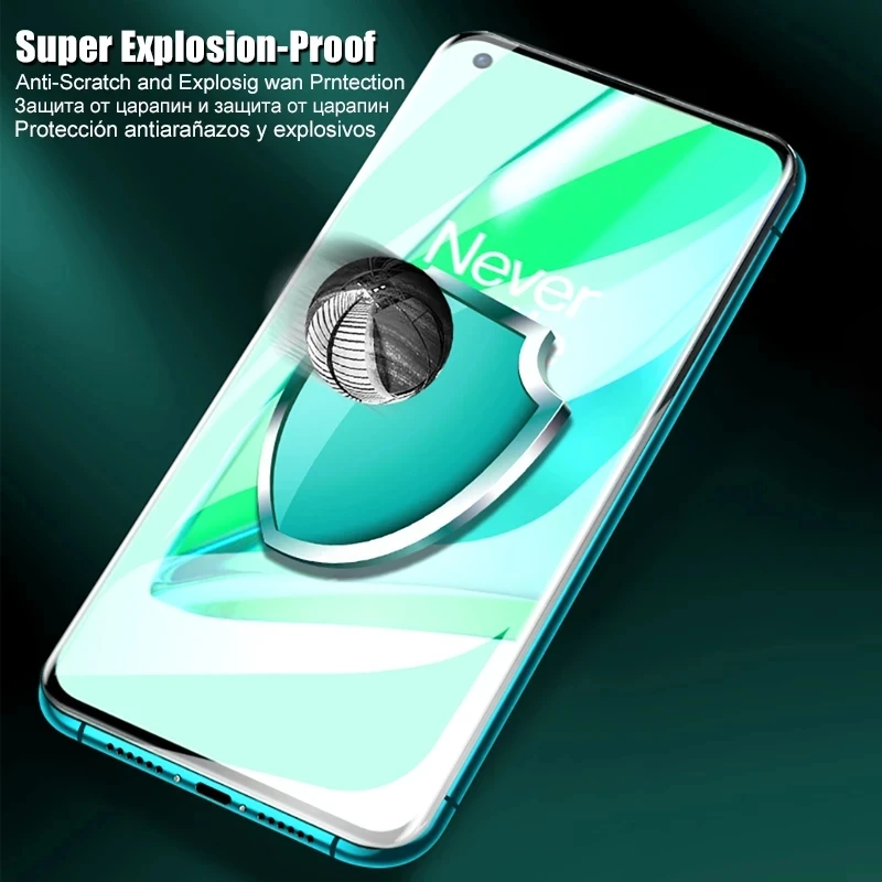 Screen Protector Hydrogel Film For OnePlus 8 9 Pro 7T 8 7 Pro 6 6T 8T 9R Full Cover For One Plus 9 9R Nord N100 N10 5G Not Glass