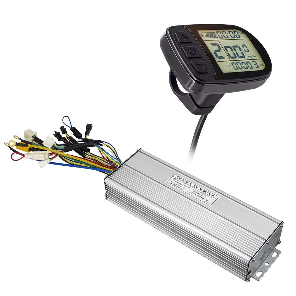 KT Controller 48V 1500W Sine Wave Controller with Electric Bike Display KT LCD3 LCD4 LCD5