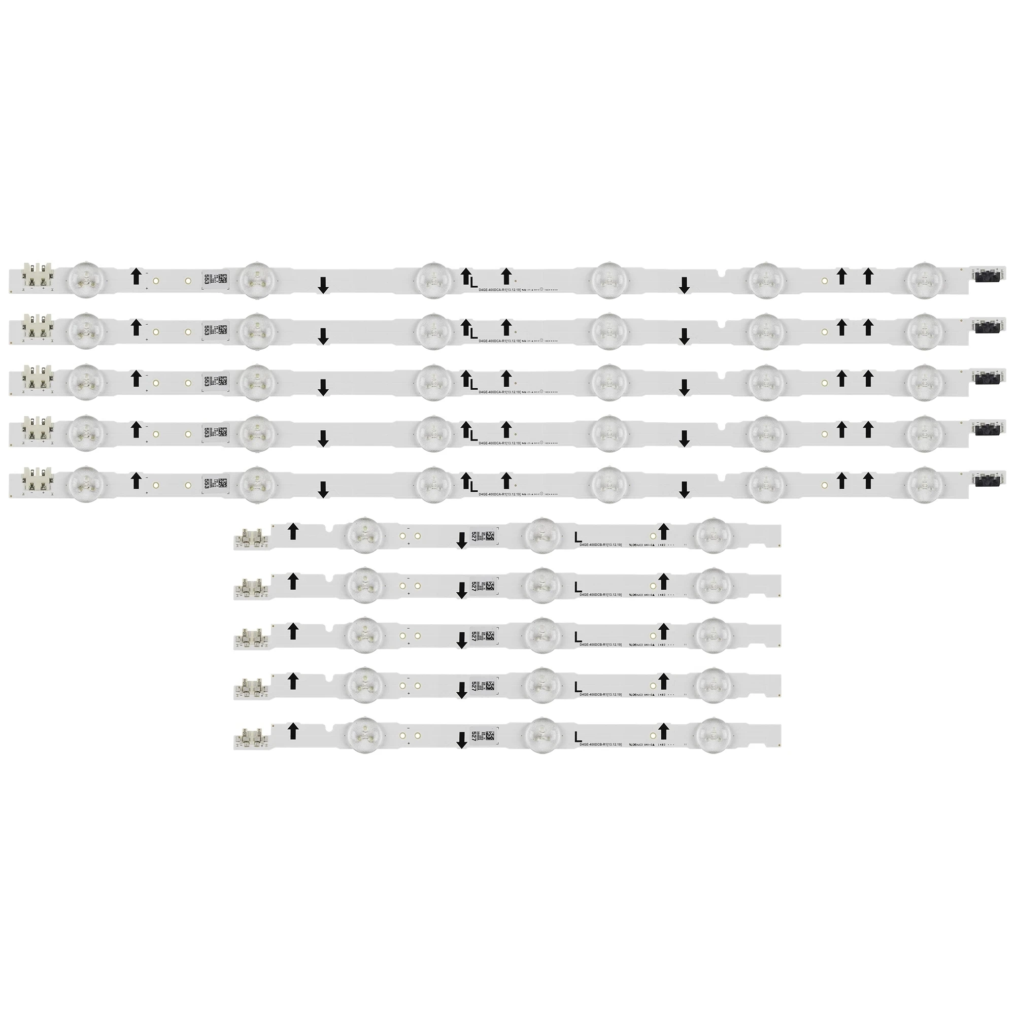 

10pcs LED strip D4GE-400DCA-R2 D4GE-400DCB-R2 BN96-30449A BN96-30450A For Sam-Sung 40'' TV UE40H5270 UE40J6240AK UE40J5600