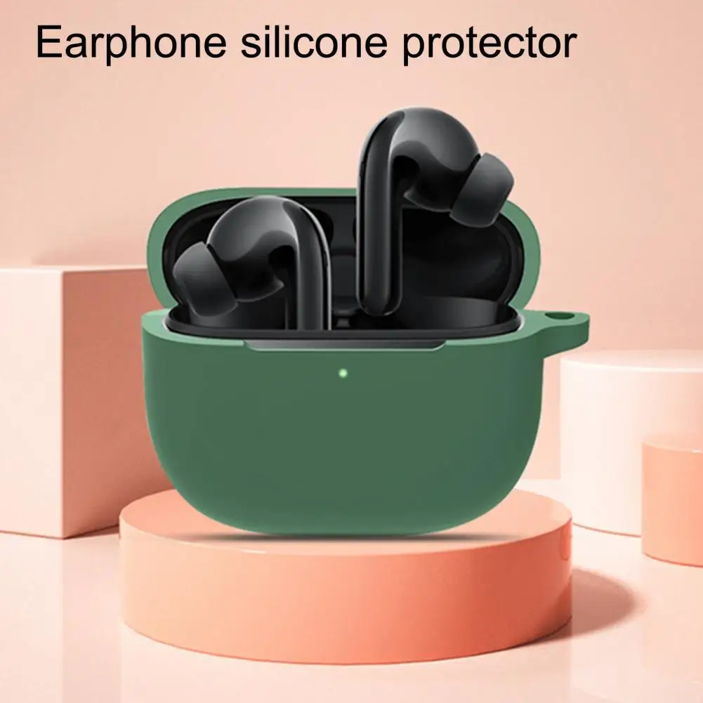 Protective Case Soft Shockproof Silicone Earbuds Charging Box Cover Protector for FlipBuds Pro