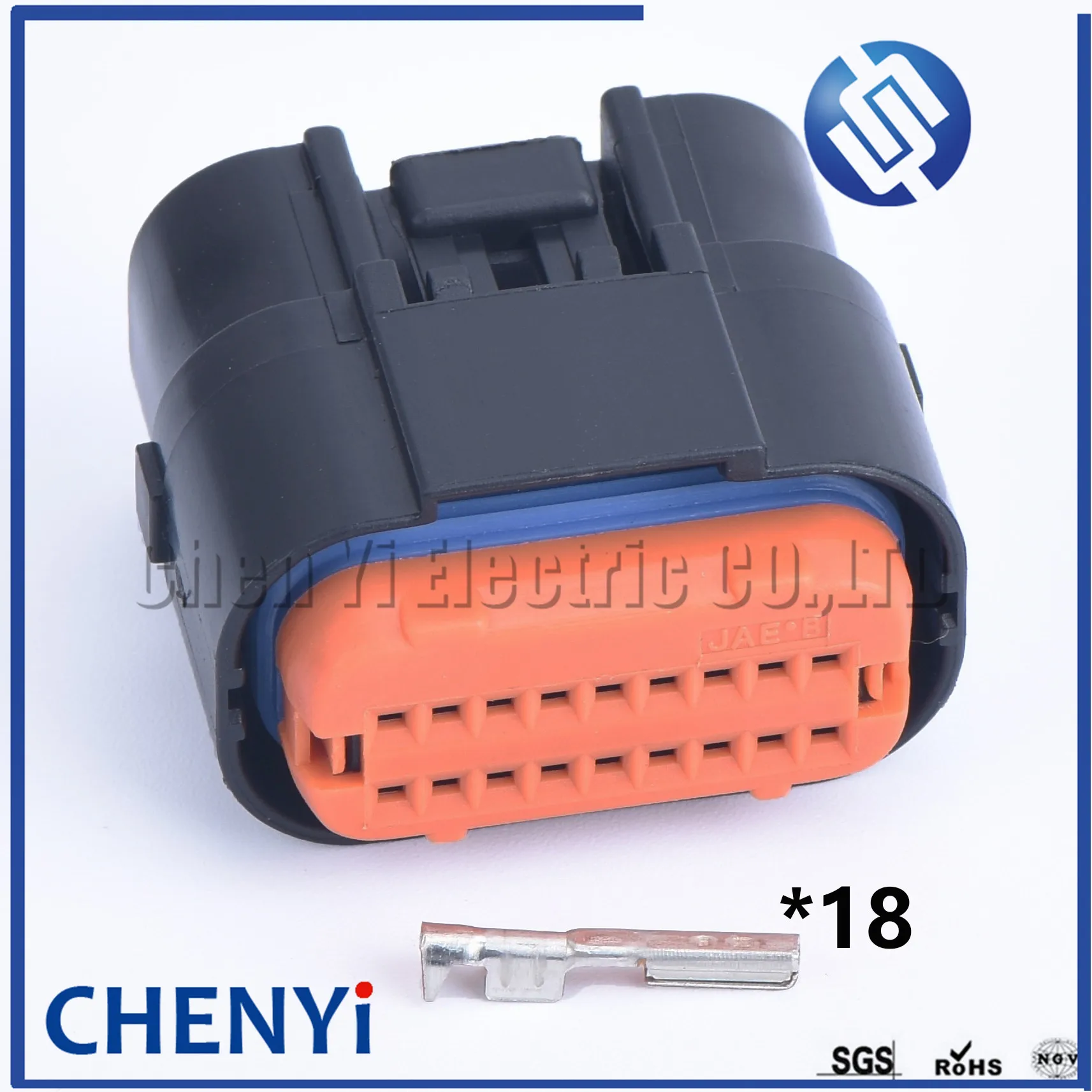 18 pin PCB curved pin waterproof Automotive Connector Ignition Harness ECU plug Replacement Parts MX23A18NF1  MX23A18NF1