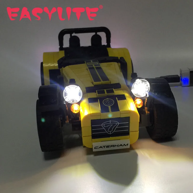 

EASYLITE LED Light Set For Ideas 21307 And 21008 Caterham Seven 620R DIY Toys Blocks Bricks Only Lighting Kit Not Include Mo