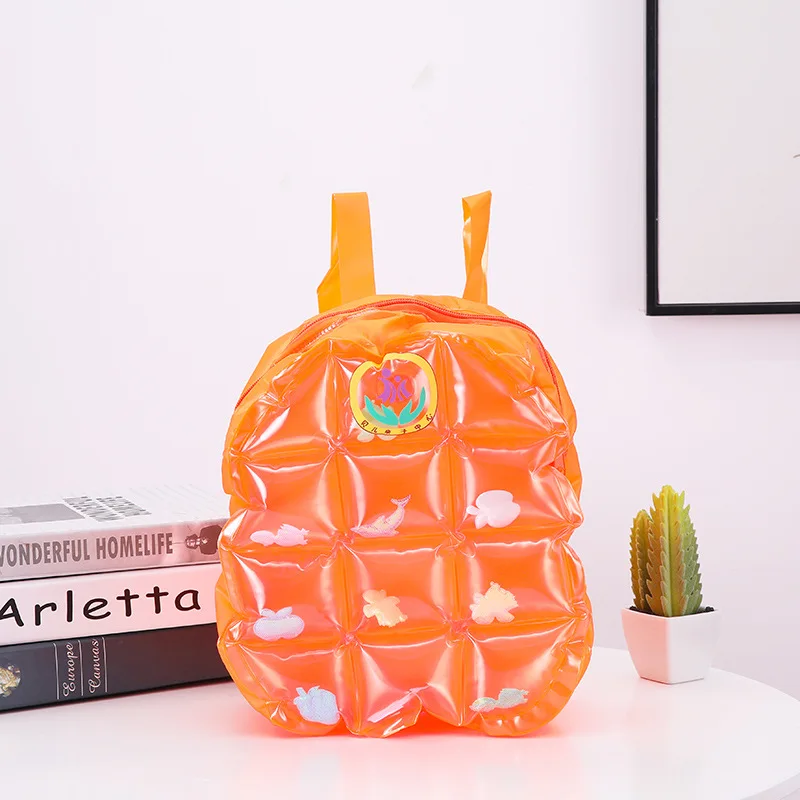 school bags PVC School Bags For Girls Kids Bag Children Bag Inflatable Kids Backpack Beach Backpack School Mochila Escolar