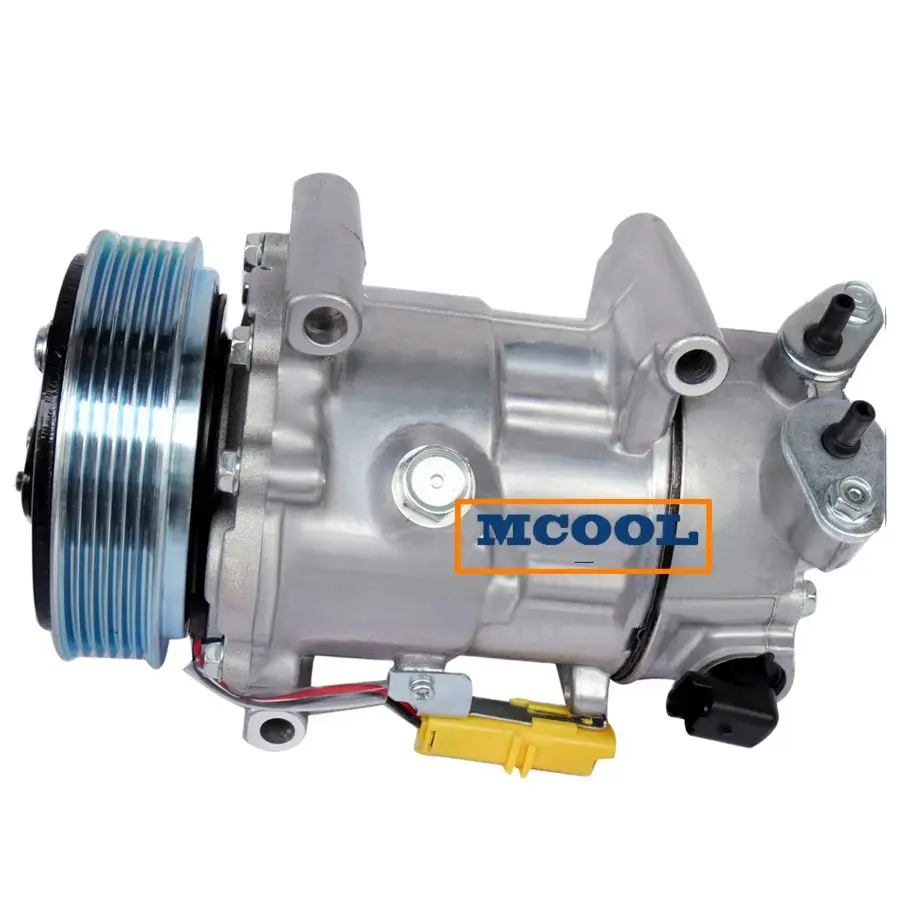 For Peugeot 207 307 408 Citroen C2 C4 SANDEN SD6C12 AC Compressor 1363F 1367F 1355 1351F 1367 1364F 1363 1351 1364 1367E 1355F