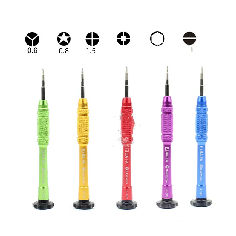 8 In 1 Precision Screwdriver Professional Mobile Phone Repair Tools 0.8 Pentalobe 0.6 Y-Type For iPhone Android Phone Open Tool