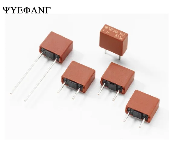 10Pcs/lot Square FuseT500mA T1A T2A T3.15A T4A T5A T6.3A 250V 392 Plastic Slow Fuse T2A LCD TV Power Board