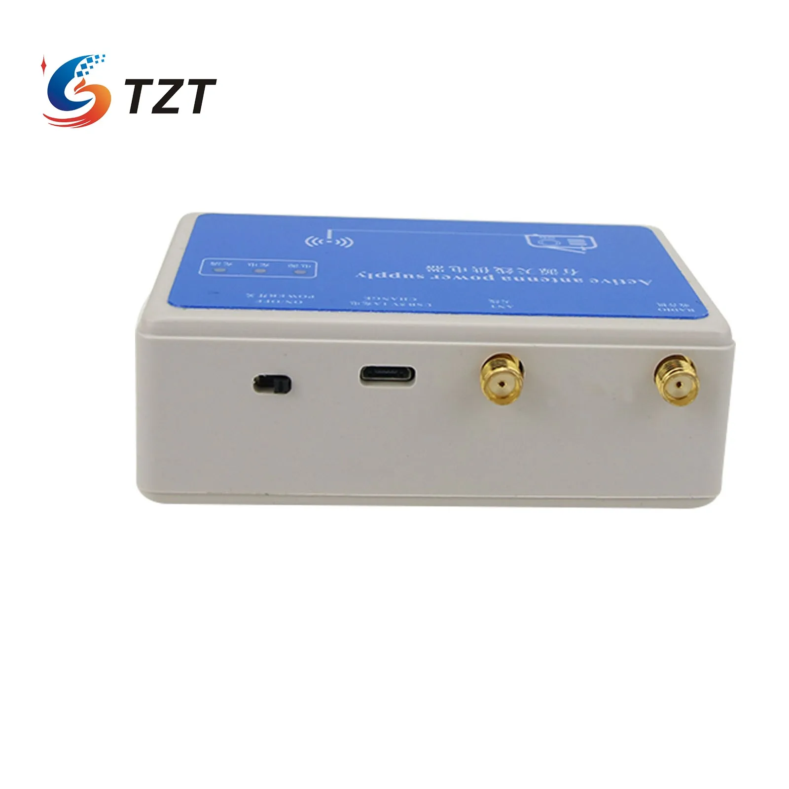 TZT Y-200A 활성 루프 안테나 단파 수신 안테나 100KHz-180MHz SDR 라디오 용 배터리 포함/미포함