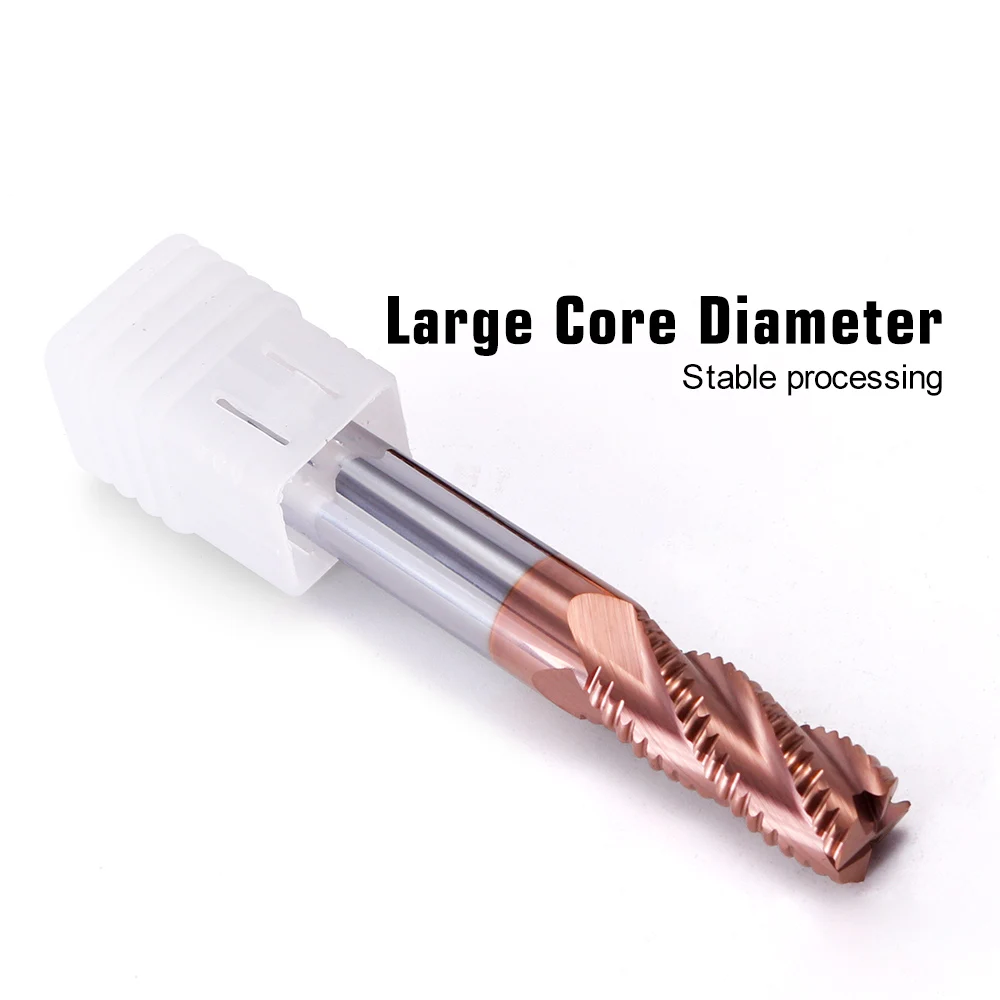 Imagem -04 - Vack Carbide Roughing End Mill Flauta Hrc55 Bits Router mm mm mm 10 mm 12 mm 14 mm 16 mm 18 mm 20 mm Fresa Cnc Aço do Metal