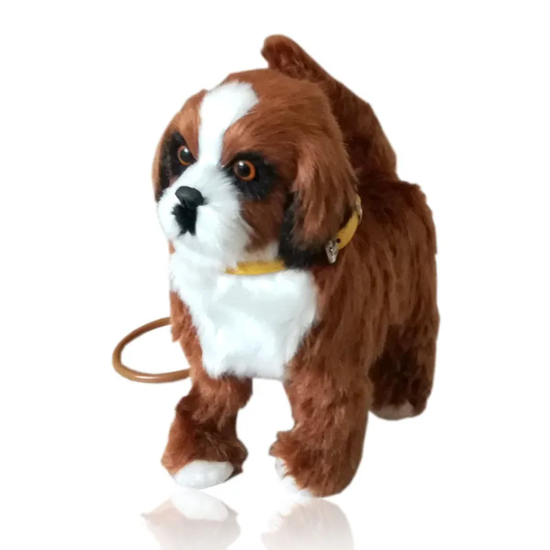 NEW Robot Dog Electric dog Toy peluche elettronico Pet Toy canto canzoni Walk Barking giocattoli interattivi per bambini regali di compleanno