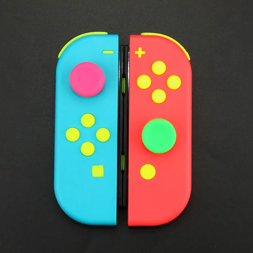 ChengHaoRan 2pcs Silicone Anti-Slip Enhanced Thumb Stick Cap For Nintend Switch NS NX Joy-Con Controller Joysticks Grips Cover