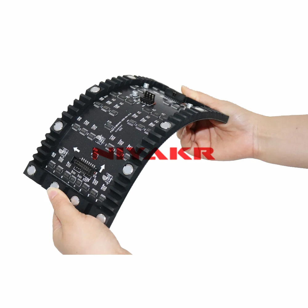 Panel Led Flexible P3 a todo Color para interiores, módulo de pantalla Led de 240x120mm