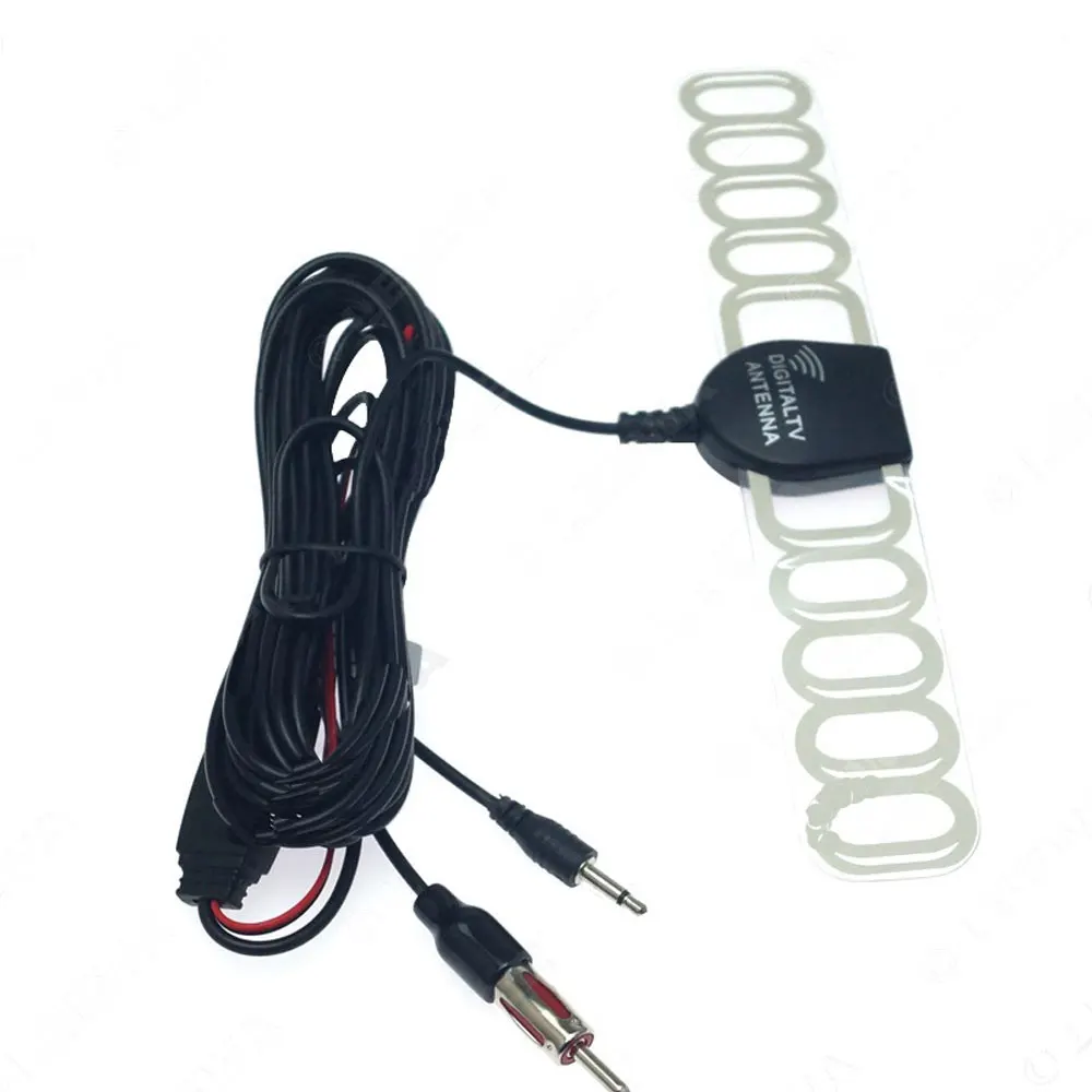 Car Digital Automobile TV FM Antenna Auto Aerial Radio Antenna Automobile Antena TV Car Signal Reception Amplifier