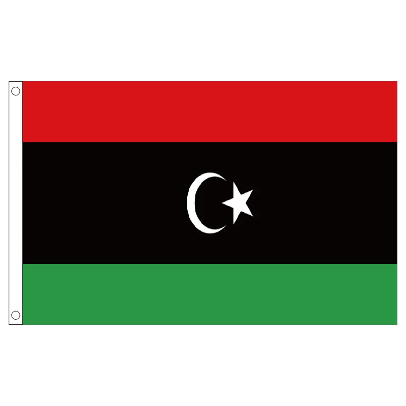 xvggdg  Libya  flag Banner 90*150cm Hanging  Libya  National flag