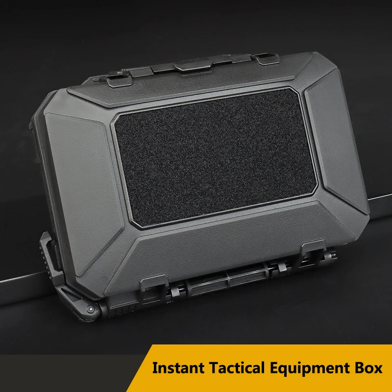 Tactical Standard MOLLE System Compatible Equipment Case, Military Storage Box, Carrying Protective Case, Waterproof Workbench