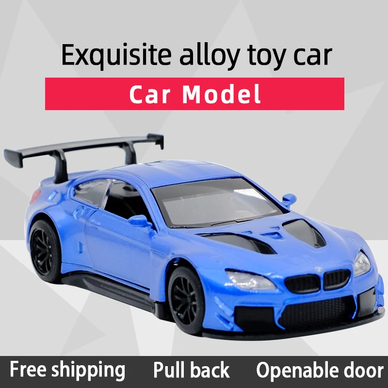 

Caipo M6 GT3 Alloy Diecast Car Model Performance Vehicle Toy With Pull Back /For Children Gifts /Educational Toy Collection