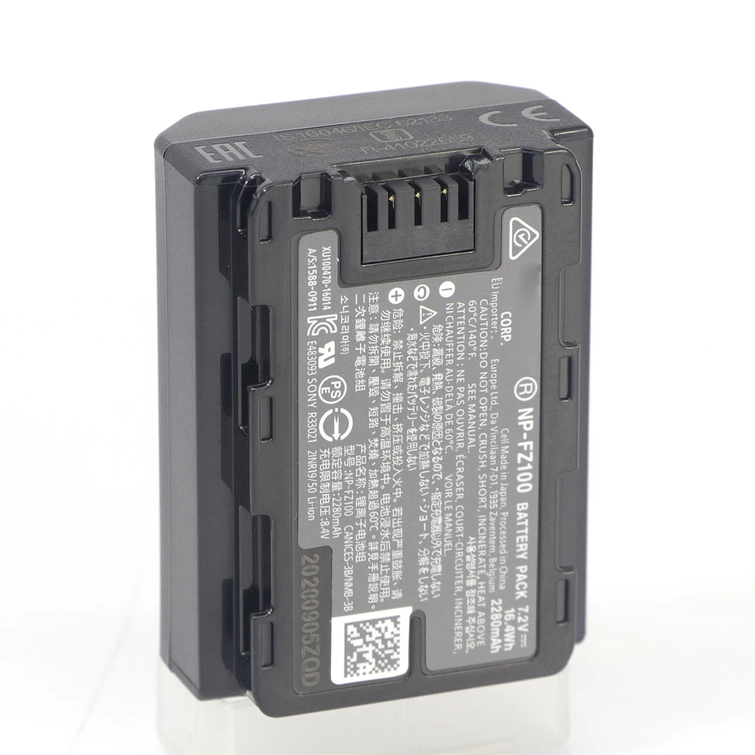 2280mAh NP-FZ100 NPFZ100 NP FZ100 Li-ion Battery for Sony A9 A7RIII ILCE-9 A7R3 ILCE-7RM3 A7RM3 ILCE-7M3K A7M3K Camera Battery