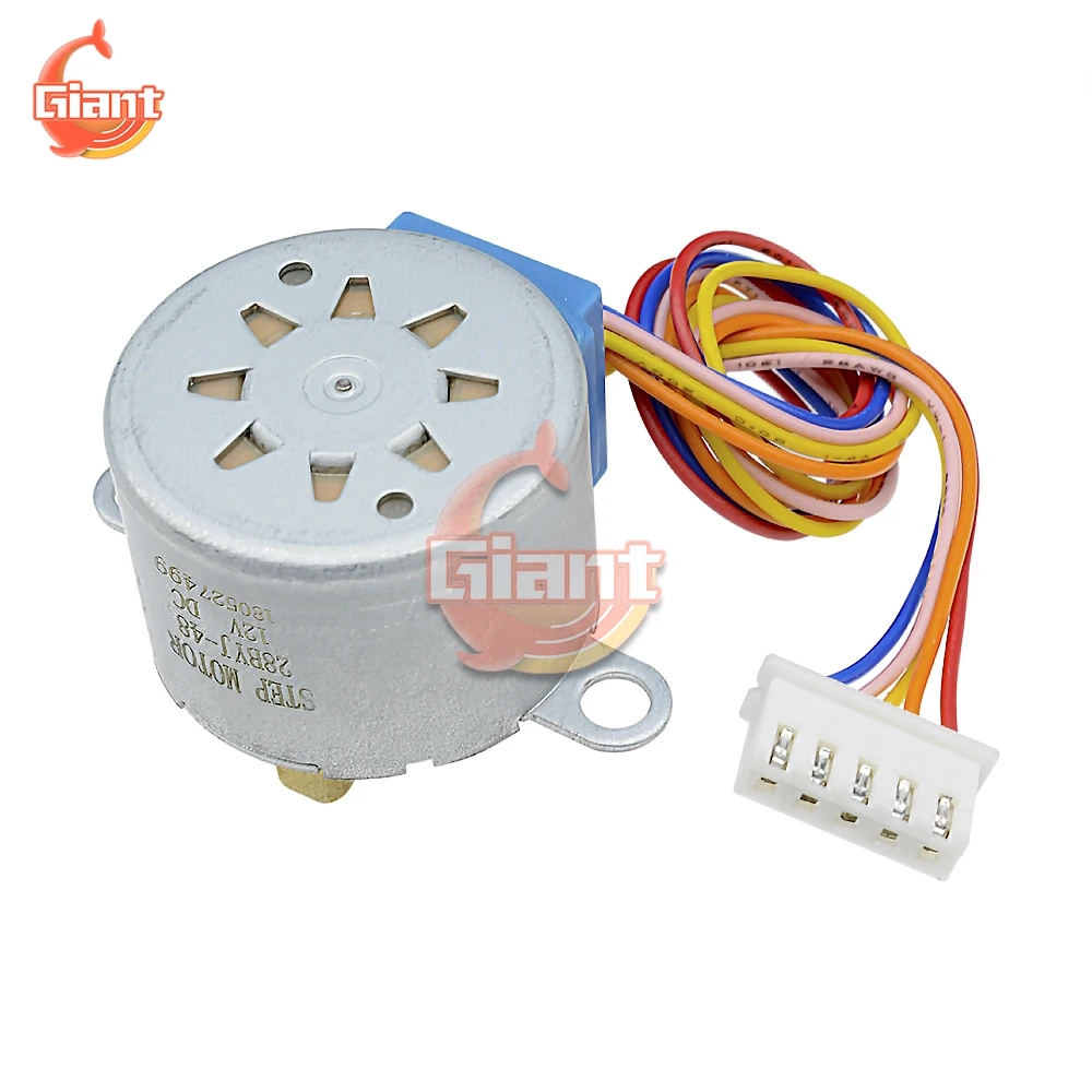 28BYJ-48 DC 5V 12V Stepper Motor 28BYJ-48-12V 28BYJ-48-5V 1/64 4-phase 5 Wires Reduction Gear Motor Step Motor Stepping Motor