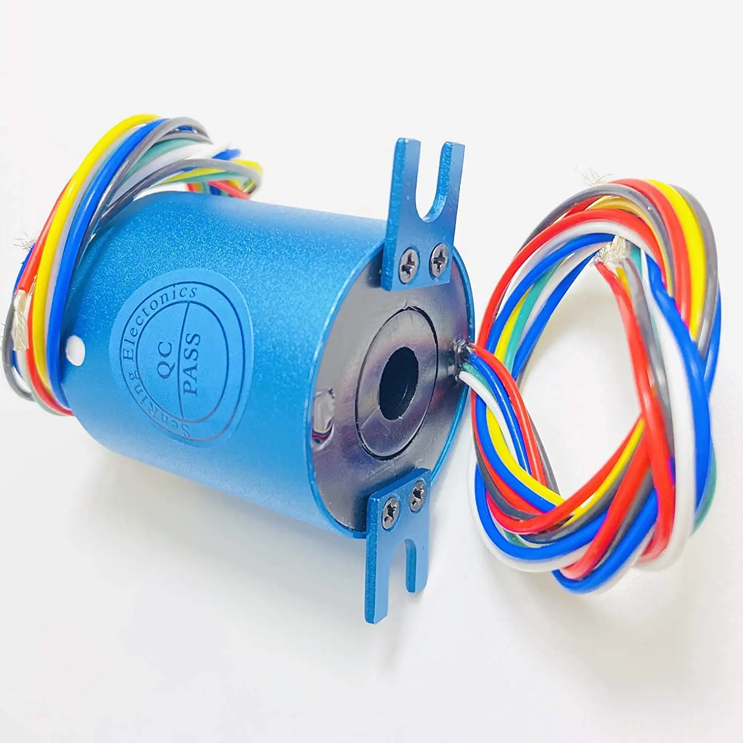 Taidacent Electric Slip Ring Rotary Joint Connector Electrical Rotary Joint Pneumatic Slip Ring Rotation Conduction Signal Gas