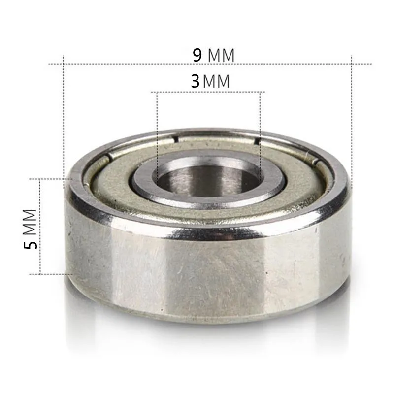 

miniature bearing 603ZZ 3*9*5mm R-930ZZ deep groove ball bearing 603Z 603 -2Z 3x9x5 mm