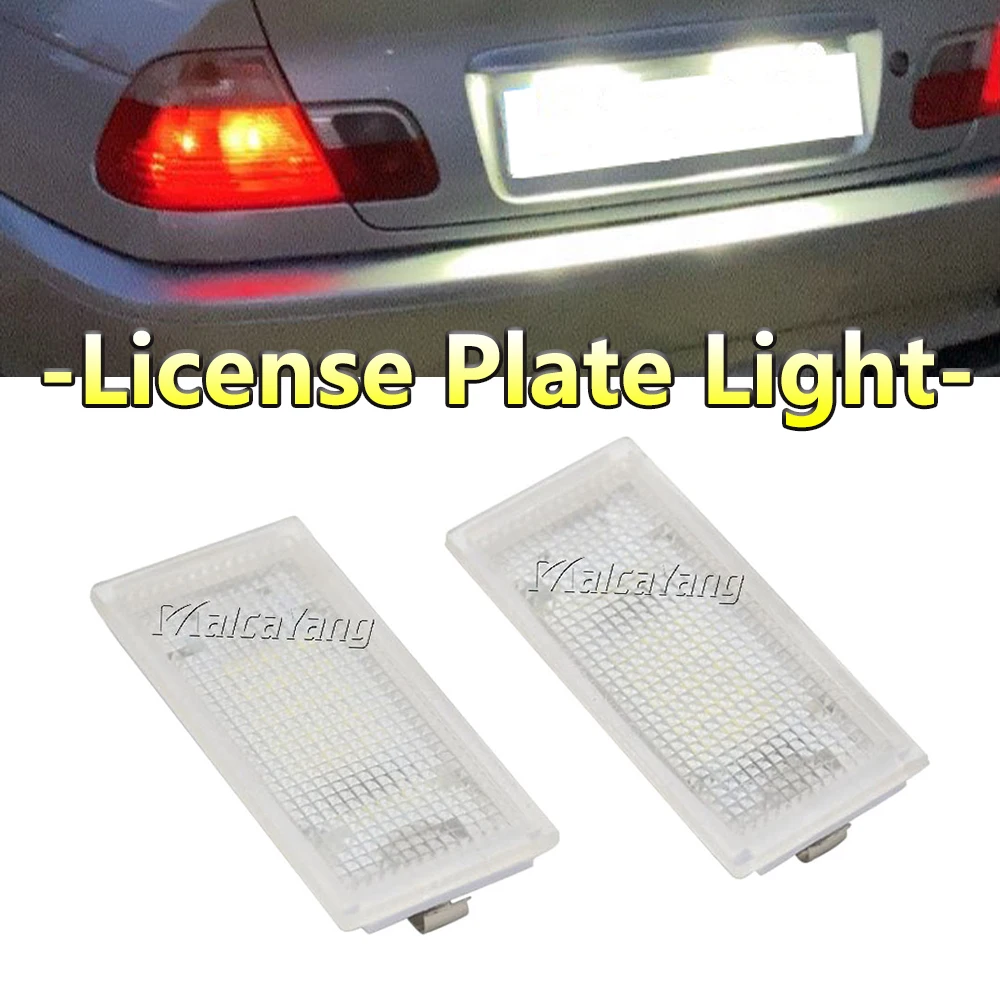 For BMW E46 2D M3 Led Car Number Plate Light License Plate Lamp For BMW 3 Series 323i 328i 325i 330i 325xi 330xi Canbus No Error