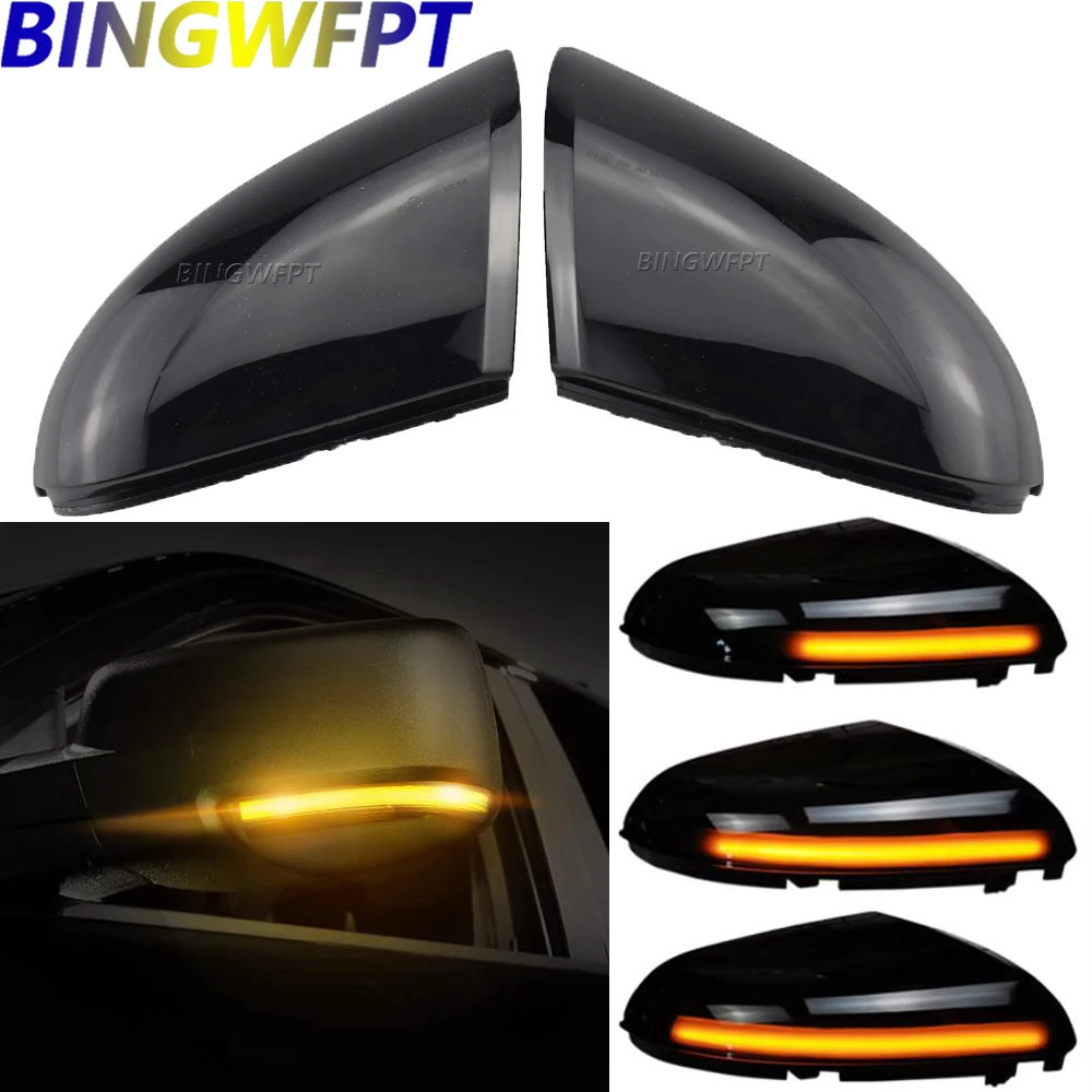 2PCS LED Turn Signal Light For Dodge Ram 1500 2500 3500 2010-2013 Side Rearview Mirror Dynamic Indicator Light