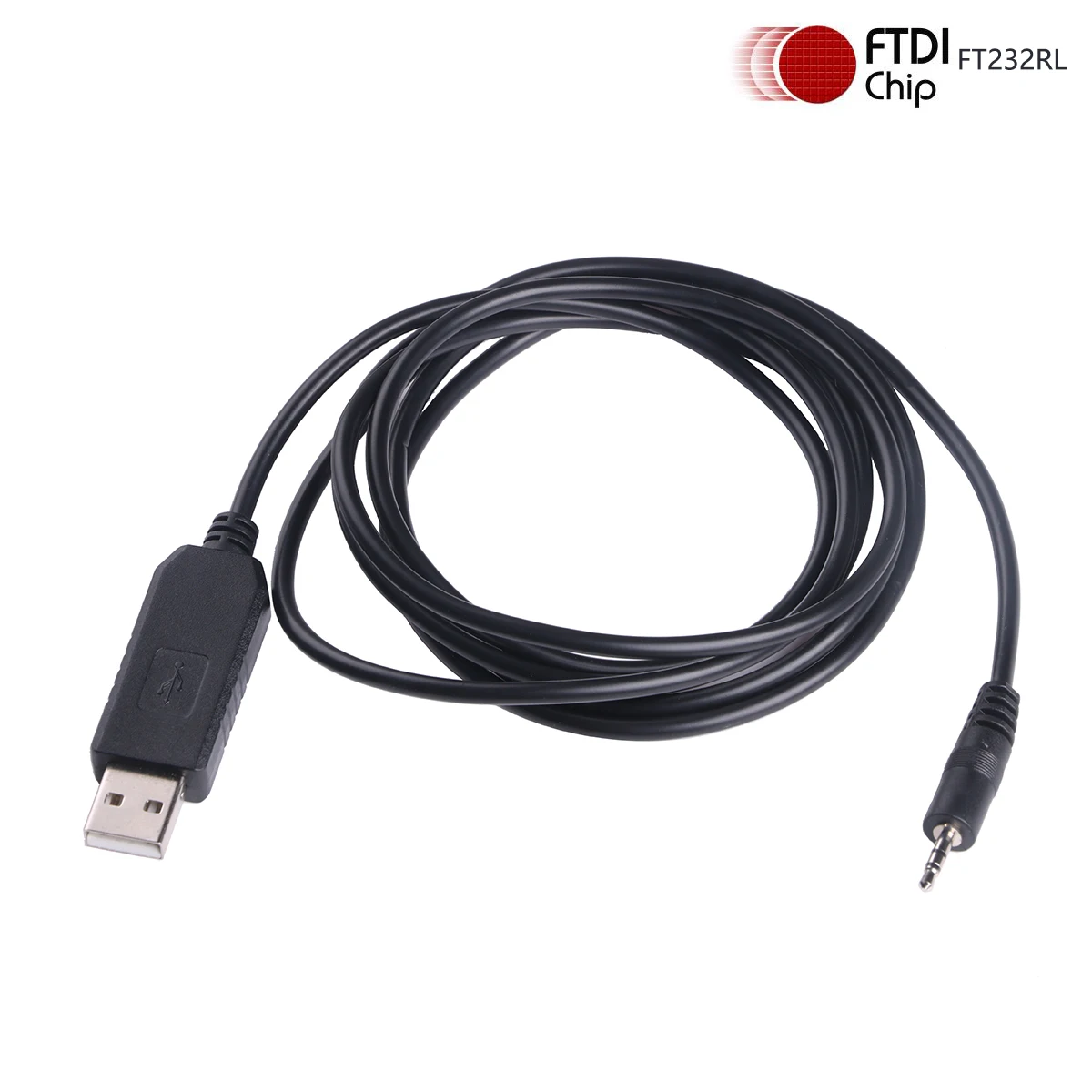 FTDI USB to 2.5mm Audio Jack 3.3V 5V TTL UART Level Serial Adapter Converter Cable Compatible USB-FT232R-3.3V/5V AJ