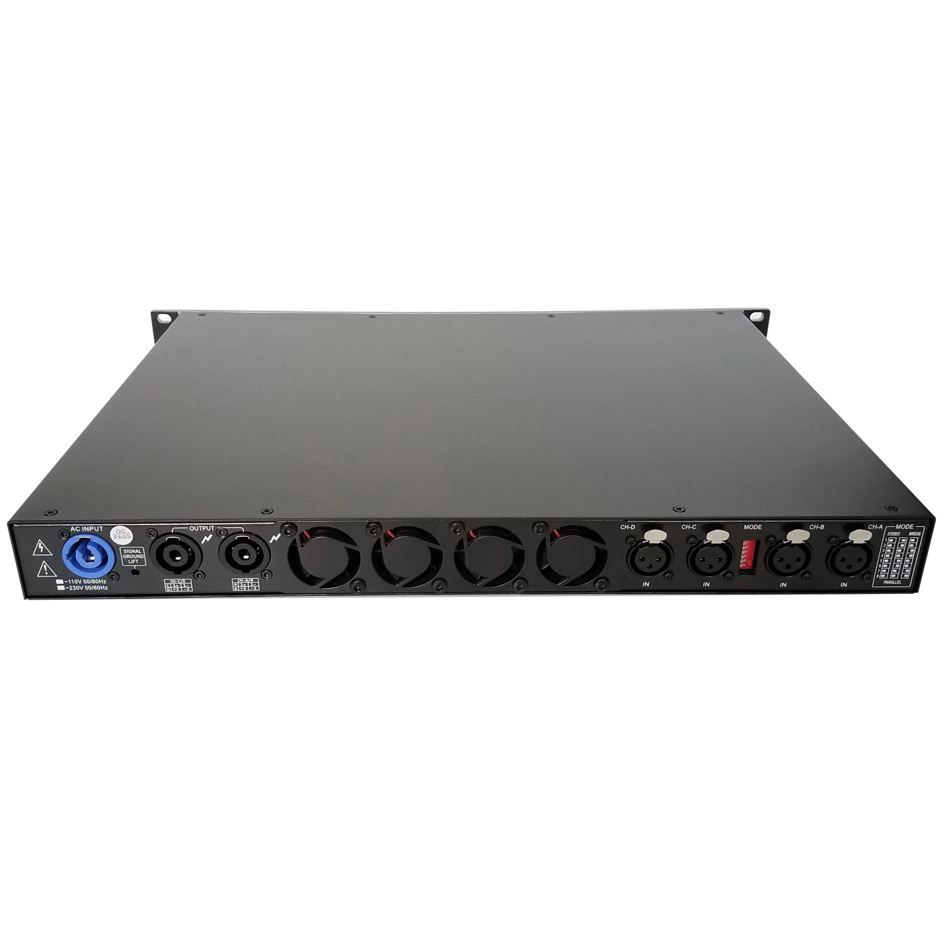 مكبر صوت احترافي Leicozic DX4350 RMS 350 وات x4 @ 8 Ω فئة D مكبر صوت 4 قنوات مكبر صوت رقمي