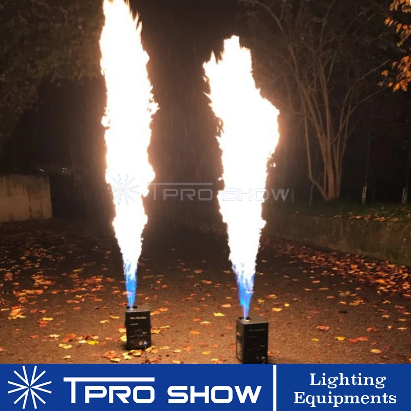 

2Pcs Dmx Flame Thrower Machine Stage Flame Effect Projector Dmx Control Fire Igniter Cannon Professional DJ Equipment Show