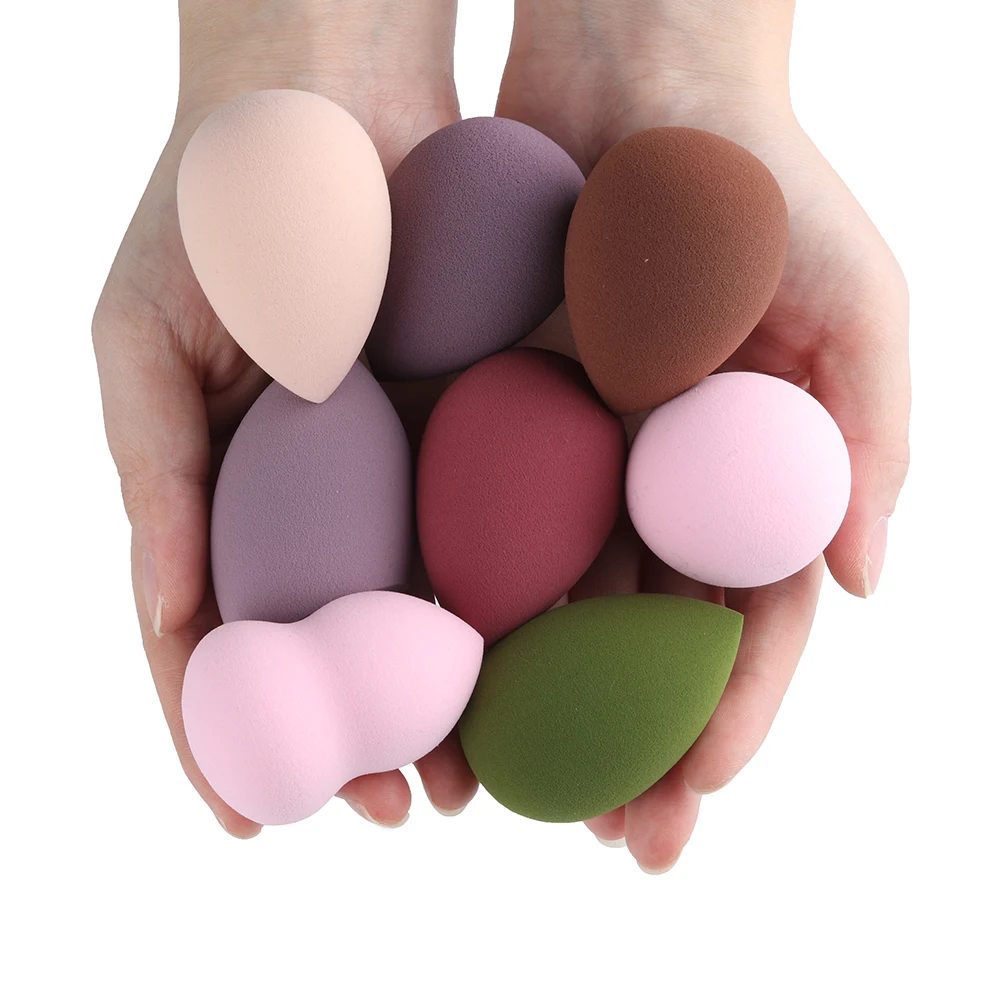 Color Soft Waterdrop Beauty Makeup Sponge Cosmetic Powder Puff Face Foundation Powder Cream Blending Sponges Cosmetic Tools