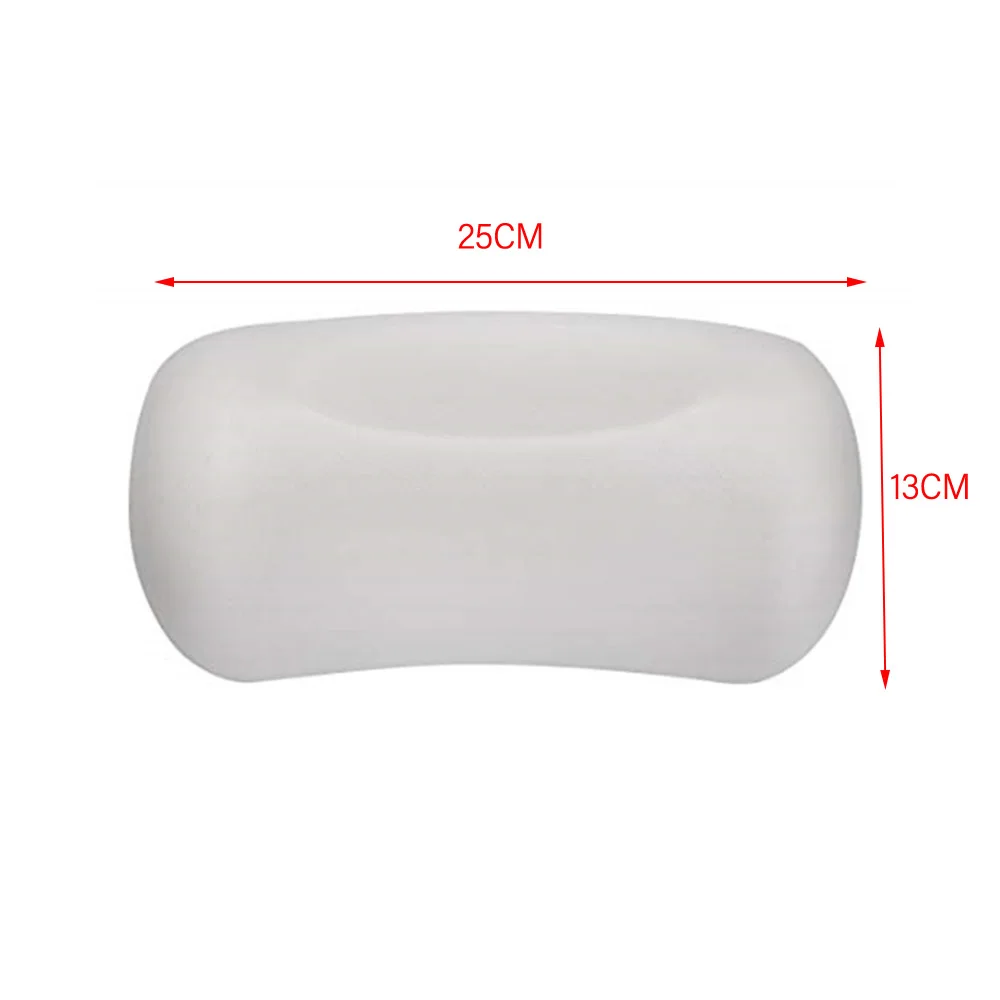 SPA Bath Pillow Non-slip Bathtub Headrest Soft Waterproof Bath Pillows With Suction Cups Easy Clean Bathroom Accessories