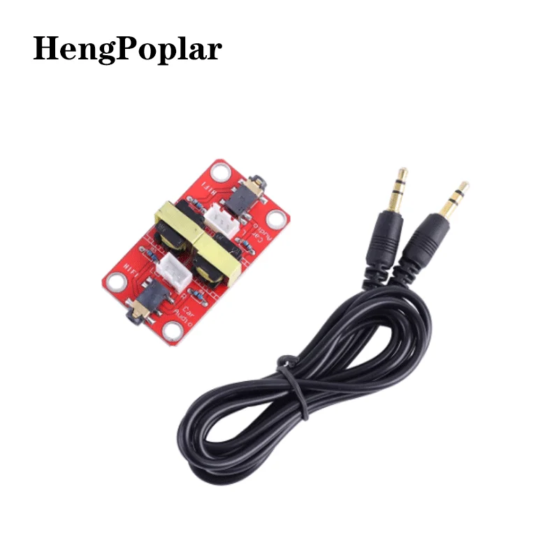 Audio noise common ground noise isolator board car navigation GPS current sound filter to eliminate AUX anti-interference