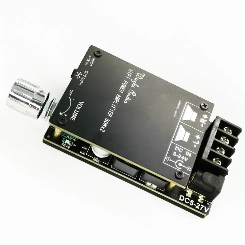 Bluetooth-compatible 5.0 Audio Module TPA3116D2 Stereo High-power Digital HIFI Level 2.0 Power Amplifier Board 2x50W