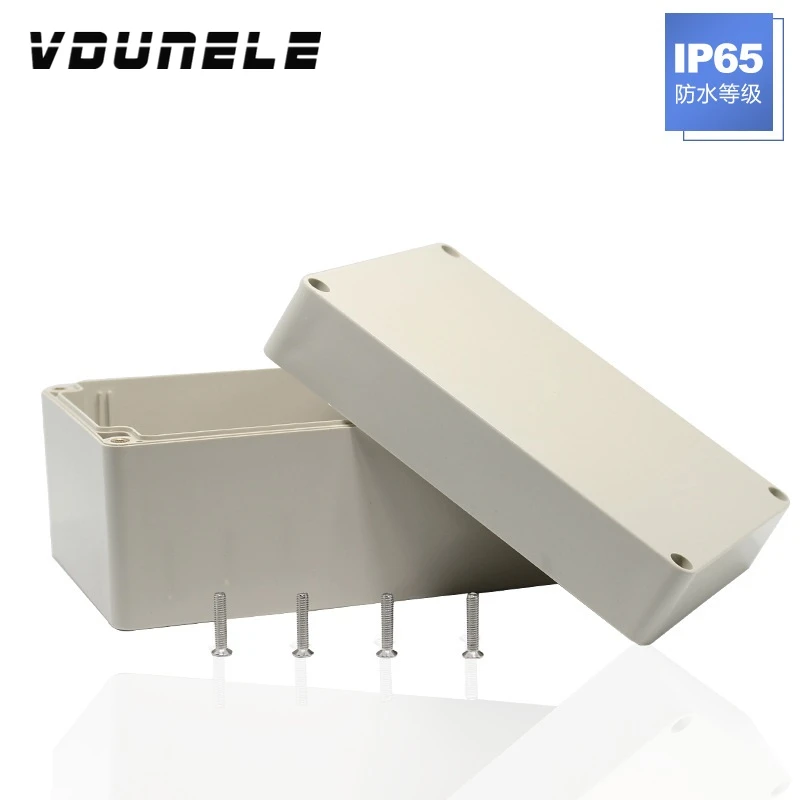 Dustproof And Waterproof IP65 Case DIY Junction Box 83x58x33mm ABS Plastic Switch Box  Power Supply Enclosures PCB Shell Housing