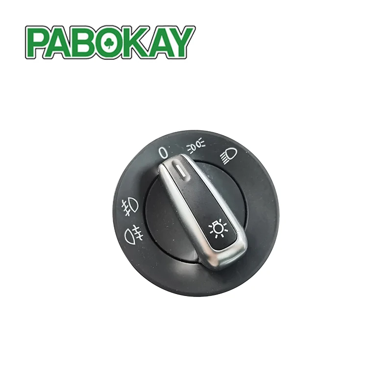 Chrome Headlight Switch For VW Passat B5 B5.5 Golf Bora JETTA MK4 New Beetle SHARAN Polo Seat Alhambra 3BD941531 3BD941531A