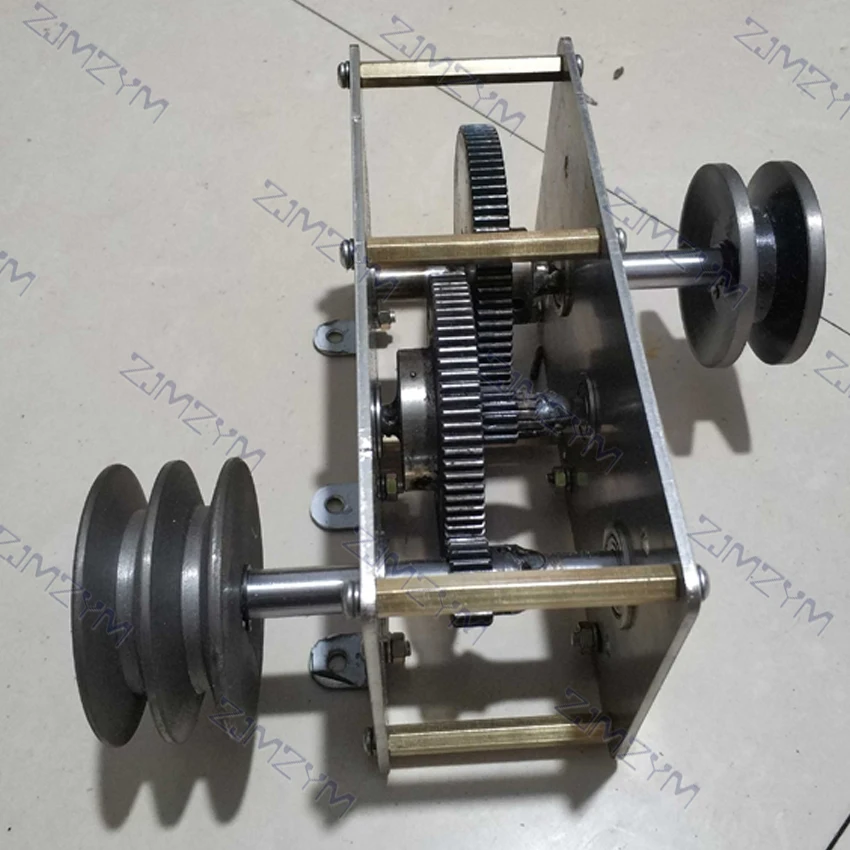 Cranked generator wind up gearbox diy hydraulic drive pulley speed increase ratio transmission gearbox can be customized 1 : 22