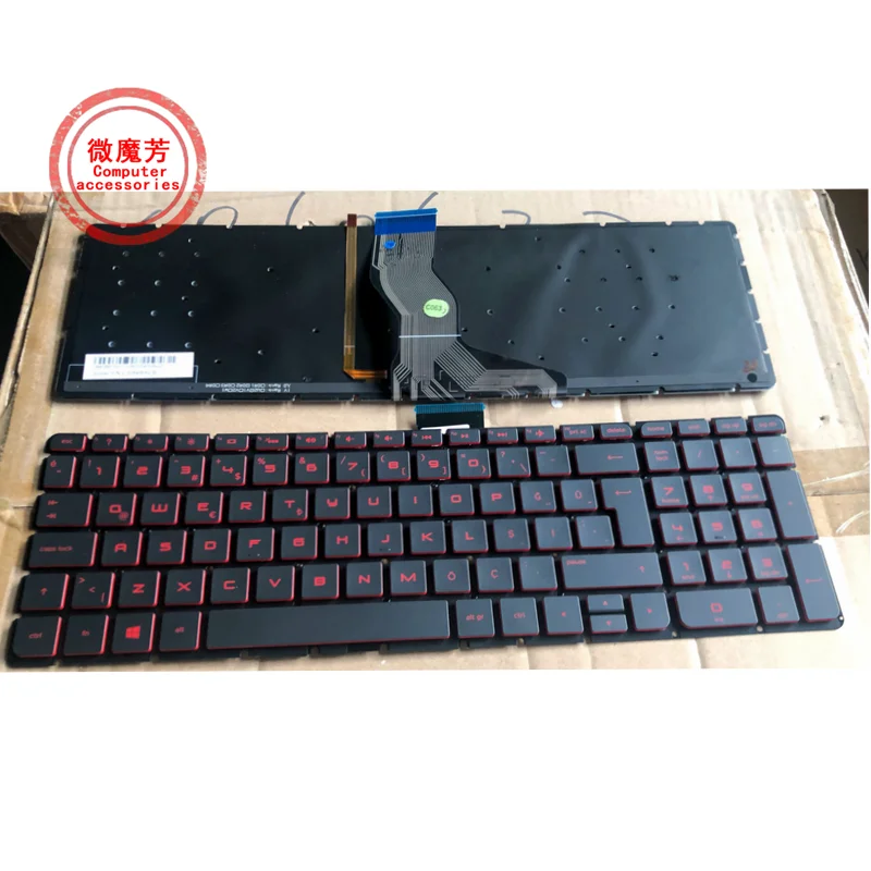 TR Keyboard for HP pavilion 15-AU 15-AB 15-AQ 15-AW 15-BK 15-BC M7-N 17-G 15-au000 15-bc000 15-ak000 15-AN 15-an000 Backlit