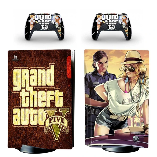 グランド · セフト · オートv gta 5 PS5標準ディスクスキンステッカー 