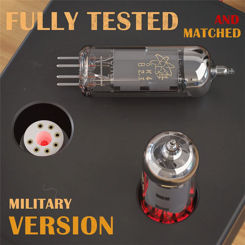 Fosi-オーディオチューブアンプ,6k4バルブと真空管,hi-fiステレオ,トリプルコントロールと低音付き,スマートホーム用